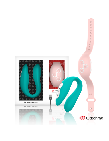 Wearwatch - Vibrador Dual Technology Watchme Agua Marina / Rosa