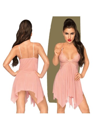 Penthouse Sweet Beast Babydoll Rosa L/xl