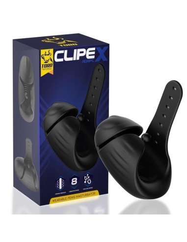 Clipex Masturbador Masculino Ajustable Con Sistema De Clip Silicona Premium Usb Magnético