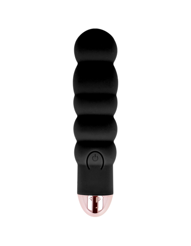 Dolce Vita - Vibrador Recargable Six Negro 7 Velocidades