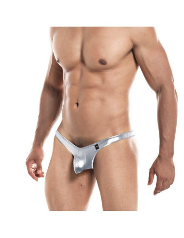 Cut4men - Tanga Con Push Up Plateado S