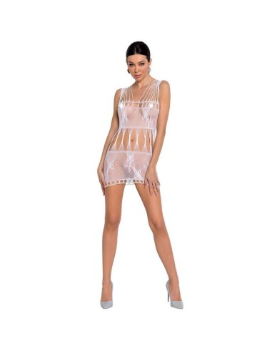 Passion - Woman Bs090 Bodystocking Blanco Talla Unica