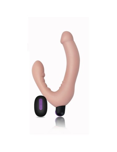 Strapless Strap-on Usb Rechargeable-flesh