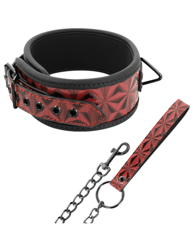 Begme - Red Edition Collar Cuero Vegano Con Forro De Neopreno