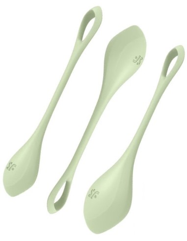 Satisfyer Yoni Power 2 Kit De Entrenamiento Verde