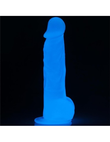 Dildo 8.5 Lumino Luz Azul