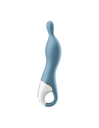 Plug  Anal Satisfyer A-mazing 1 Vibrador Punto A - Granate