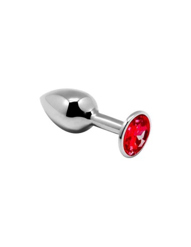 Alive - Anal Pleasure Mini Plug Metal Rojo Talla S