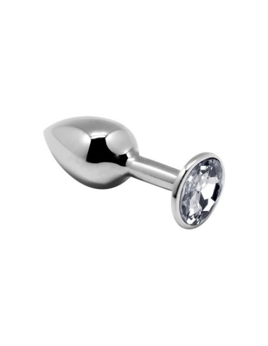 Alive - Anal Pleasure Mini Plug Metal Blanco Talla M