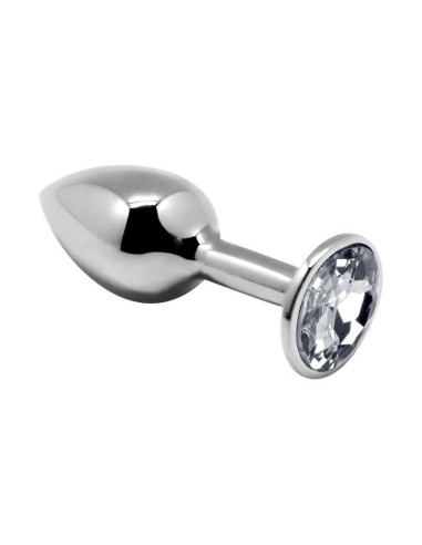 Alive - Anal Pleasure Mini Plug Metal Blanco Talla L