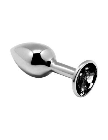 Alive - Anal Pleasure Mini Plug Metal Negro Talla L