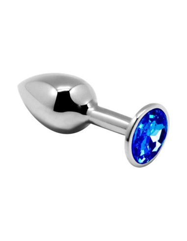 Alive - Anal Pleasure Mini Plug Metal Azul Talla L