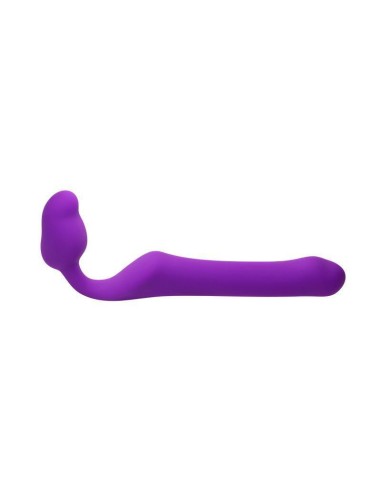 Queens M Dildo Strap-on Sin Tirantes Talla M Silicona Púrpura