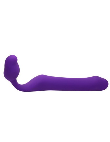 Queens L Dildo Strap-on Sin Tirantes Silicona Púrpura Oscuro