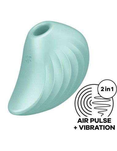 Estimulador Y Vibrador Satisfyer Pearl Diver  - Verde