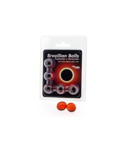 5  Brazilian Balls Explosion De Aromas Gel Excitante Efecto Calor Y Frio.