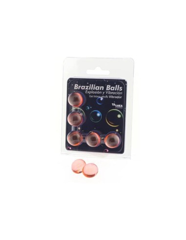 5 Brazilian Balls Explosion De Aromas Gel Excitante Efecto Vibración