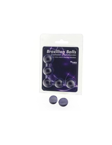 Taloka - Brazilian Balls Gel Excitante Efecto Vibración Eléctrica 5 Bolas