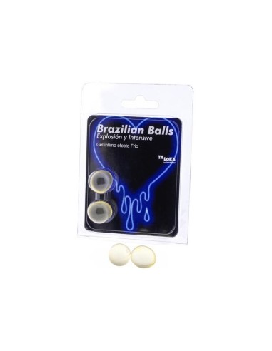 Taloka - Brazilian Balls Gel Excitante Efecto Frio Y Vibración 2 Bolas