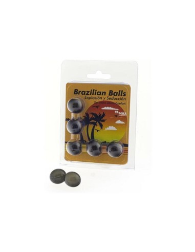 5  Brazilian Balls Explosion De Aromas Gel Excitante Efecto Confort