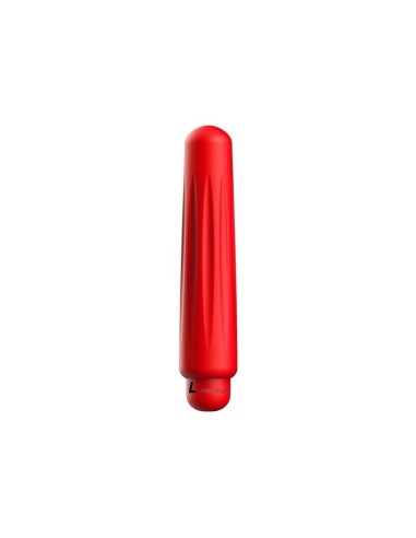Delia - Bala Vibradora - Abs Bullet With Silicone Sleeve - 10-velocidades - Rojo
