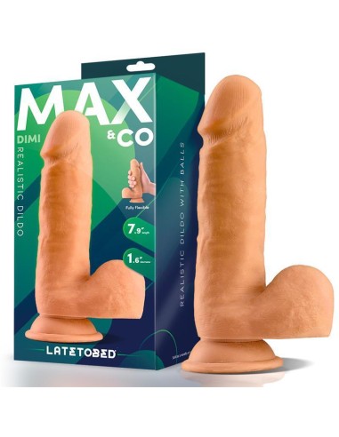 Dildo Dimi   Realista Con Testículos 7.9 Natural