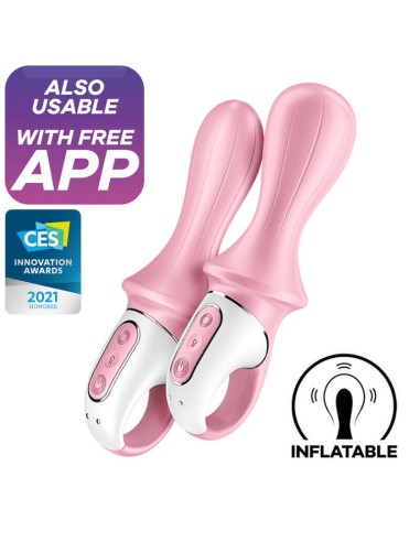 Satisfyer - Air Pump Booty 5+ Vibrador Anal Inflable Rosa