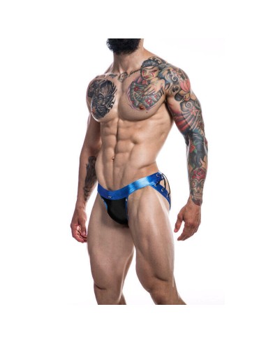 Cut4men - Jockstrap Desire Cuero Azul S