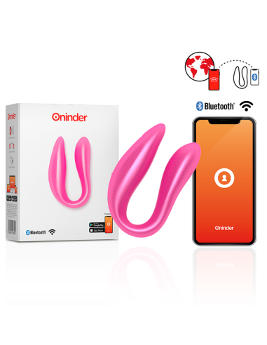 Oninder - Lisboa Estimulador Punto G & Clítoris Rosa - App Gratuita Rosa