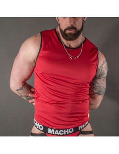 Macho - Camiseta Roja S/m