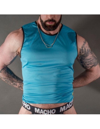 Macho - Camiseta Azul S/m