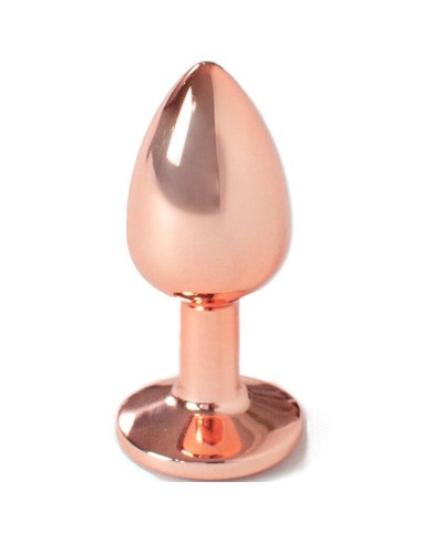 Secretplay - Metal Butt Plug Oro Rosa Talla S 7 Cm