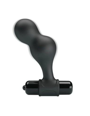 Mr Play - Plug Anal Vibrador De Silicona Negro