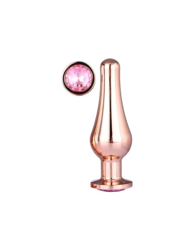 Gleaming Love Rose Gold Pleasure Plug L