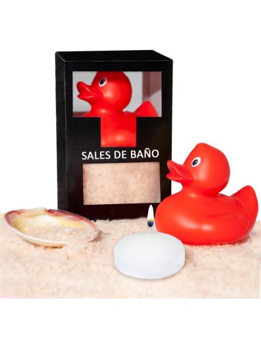 Set Sales Baño Vainilla Pato, Vela Y Concha 150gr