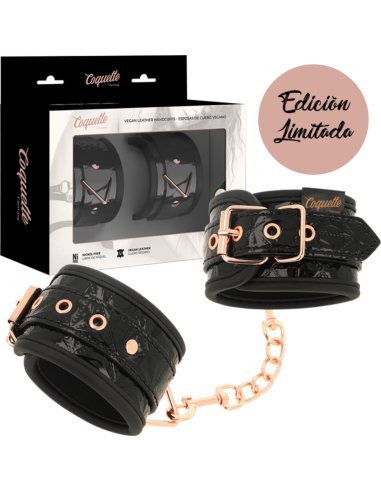 Coquette Chic Desire - Black Edition Esposas Para Manos Con Forro De Neopreno