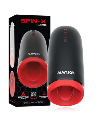 Jamyjob - Spin-x Masturbador Con Rotación Y Función Calor