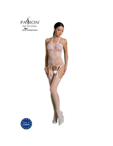 Passion - Eco Collection Bodystocking Eco Bs002 Blanco