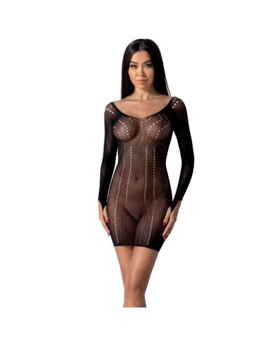 Passion - Bs101 Bodystocking Negro Talla Unica