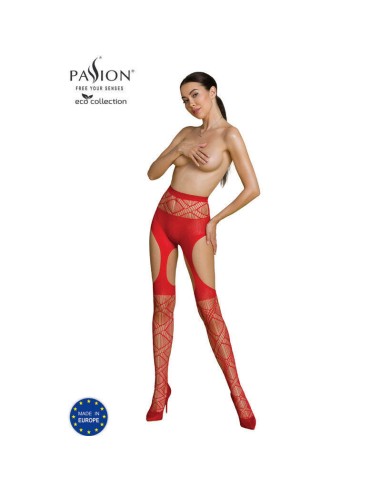 Passion - Eco Collection Bodystocking Eco S005 Rojo