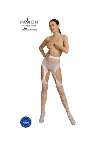 Passion - Eco Collection Bodystocking Eco S005 Blanco