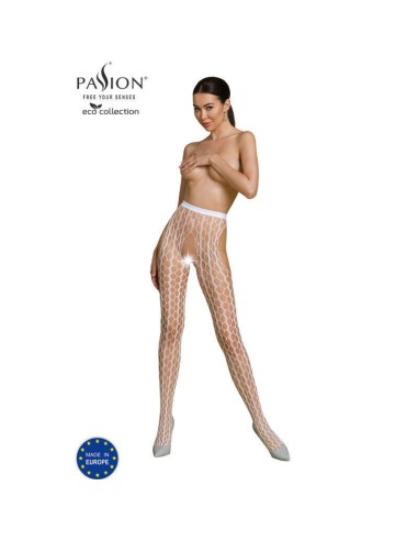 Passion - Eco Collection Bodystocking Eco S007 Blanco