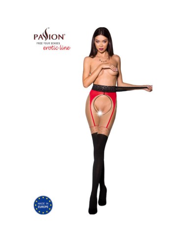 Passion - Tiopen 003 Medias Rojo 3/4 20/40 Den