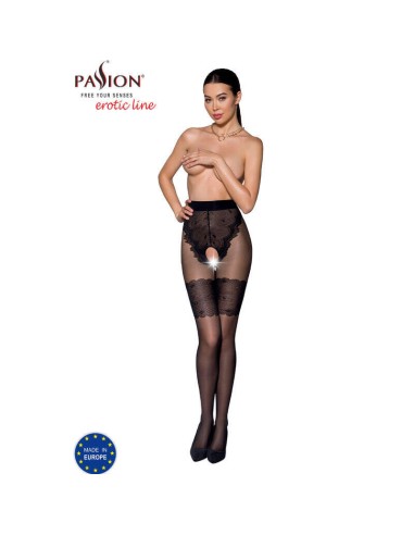 Passion - Tiopen 013 Medias Negro 1/2 20/40 Den