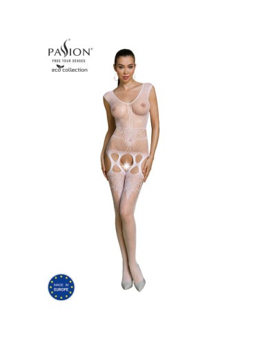 Passion - Eco Collection Bodystocking Eco Bs014 Blanco