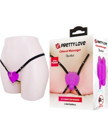 Pretty Love - Masajeador De Clitoris Heartbeat 10 Modos De Vibracion Morado