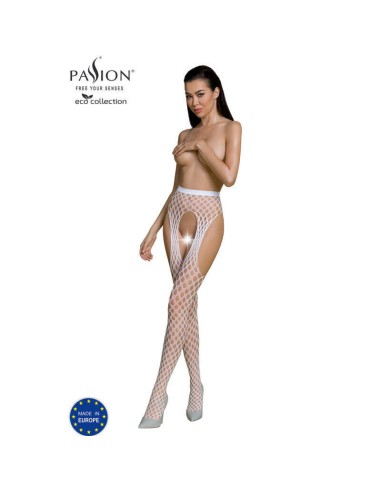 Passion - Eco Collection Bodystocking Eco S003 Blanco