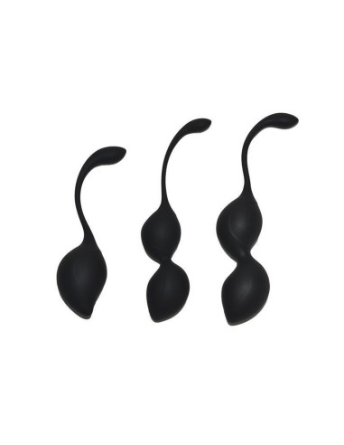 Set De 3 Bolas Kegel Geneva Negro