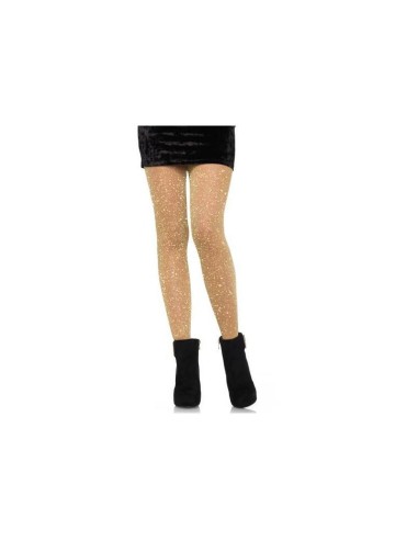 Leg Avenue - Medias Transparentes Doradas