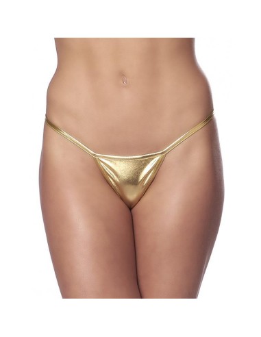 Micro Tanga Dorado Talla Unica